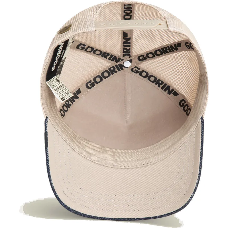 cappello-trucker-blu-mapache-bless-this-mess-free-spirited-homestead-the-farm-di-goorin-bros