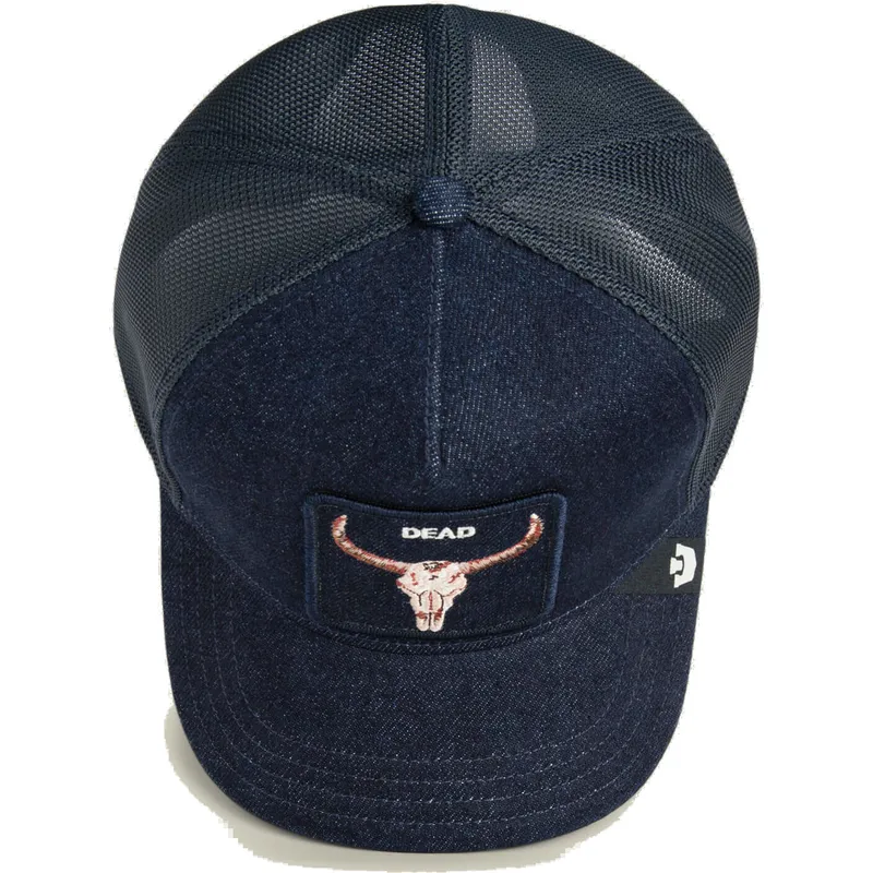 gorra-trucker-blu-navy-bue-dead-denim-the-farm-di-goorin-bros