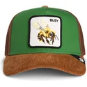 czapka-trucker-zielono-brazowa-pszczola-busy-remix-the-farm-marki-goorin-bros