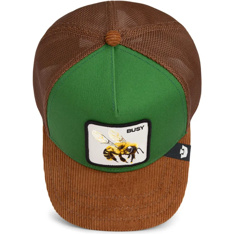 cappello-trucker-verde-e-marrone-ape-busy-remix-the-farm-di-goorin-bros