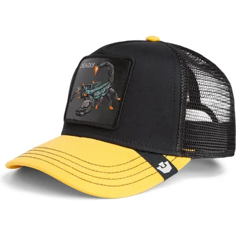 Trucker-Cap schwarz und gelb Skorpion Deadly Sport The...