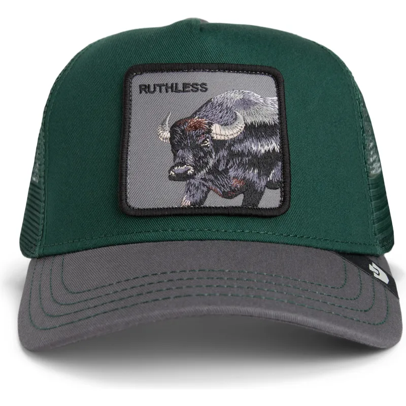 cappellino-trucker-verde-e-grigio-bufalo-ruthless-two-tone-buffalo-sport-the-farm-di-goorin-bros