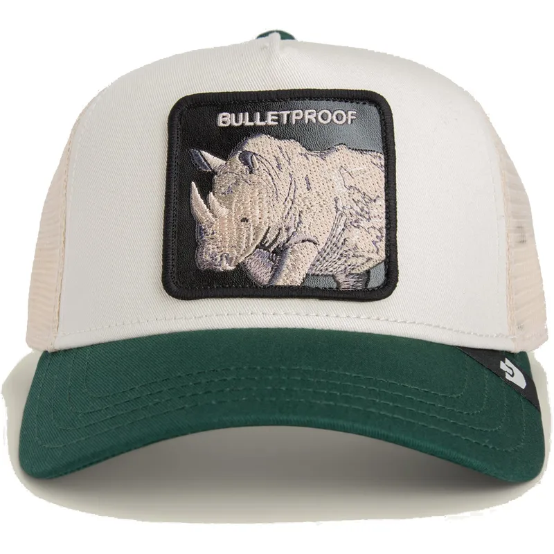 weiss-grune-rhinozeros-trucker-kappe-bulletproof-bulletproof-sport-the-farm-von-goorin-bros