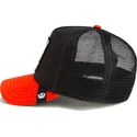 goorin-bros-good-looks-sport-the-farm-schwarze-und-orangefarbene-trucker-kappe-mit-fuchs
