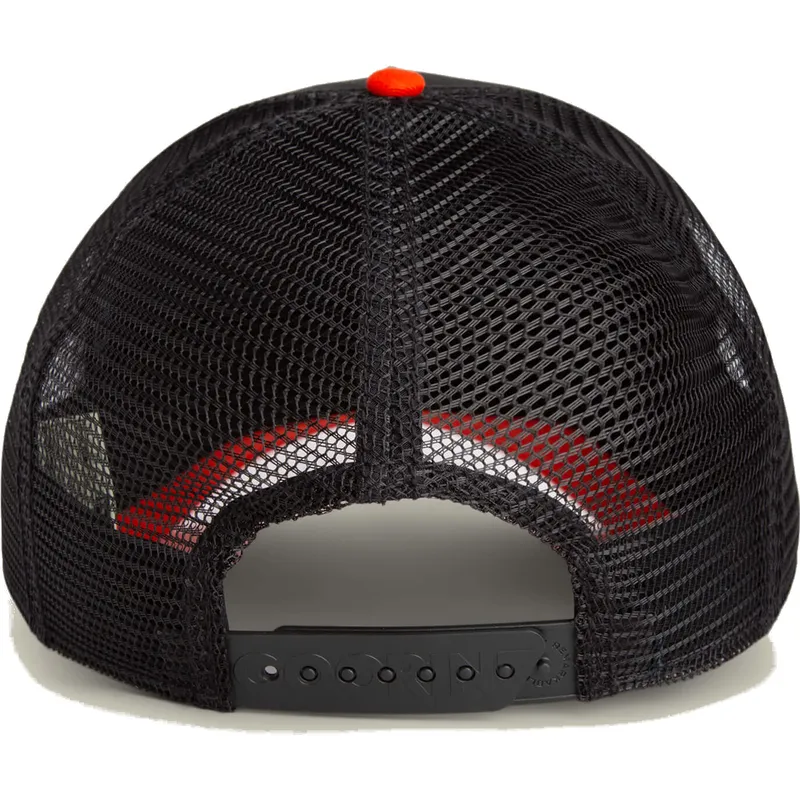 gorra-trucker-nera-e-arancione-volpe-good-looks-sport-the-farm-di-goorin-bros