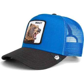 Gorra trucker blu e nera orso The Beast Sport The Farm di Goorin Bros.