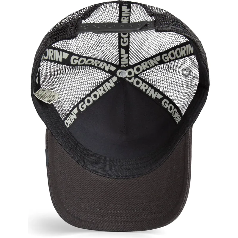 schwarz-weisse-trucker-kappe-biene-the-busy-bee-sport-the-farm-von-goorin-bros