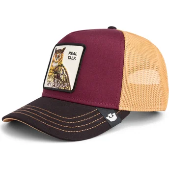 Cappellino trucker multicolore gufo Real Talk Tri Tone The Farm di Goorin Bros.