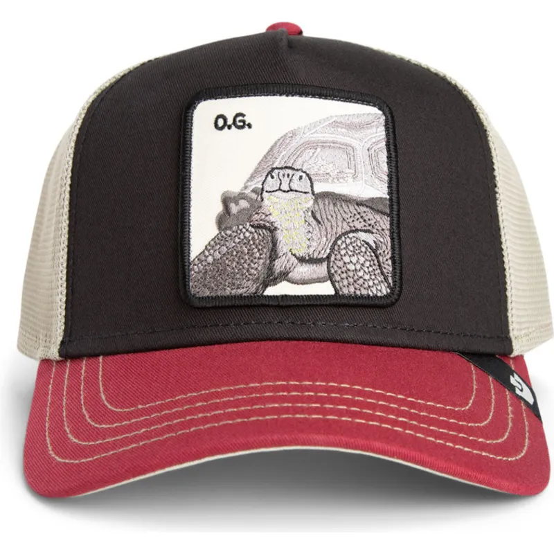 cappellino-trucker-multicolore-tartaruga-og-tri-tone-the-farm-di-goorin-bros