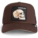 epci-curbata-maro-snapback-the-cancelled-skull-grit-the-farm-de-goorin-bros