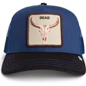 epci-curbata-papagal-snapback-two-tone-skull-grit-the-farm-de-goorin-bros