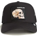 epci-curbata-negru-snapback-the-cancelled-skull-grit-the-farm-de-goorin-bros