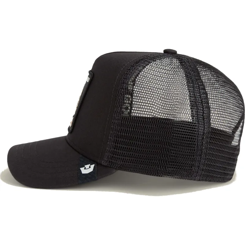 epci-curbata-negru-snapback-the-cancelled-skull-grit-the-farm-de-goorin-bros