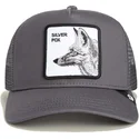 casquette-trucker-grise-renard-silver-foxxx-the-farm-goorin-bros