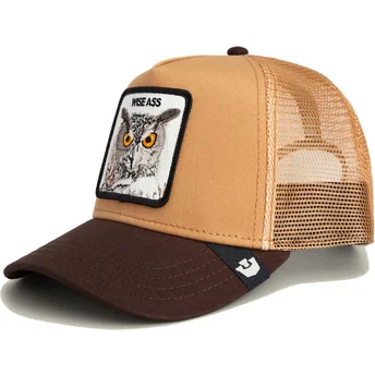 Șepci curbată camionagiu maro snapback búho Wise Ass The Farm The Farm de Goorin Bros.