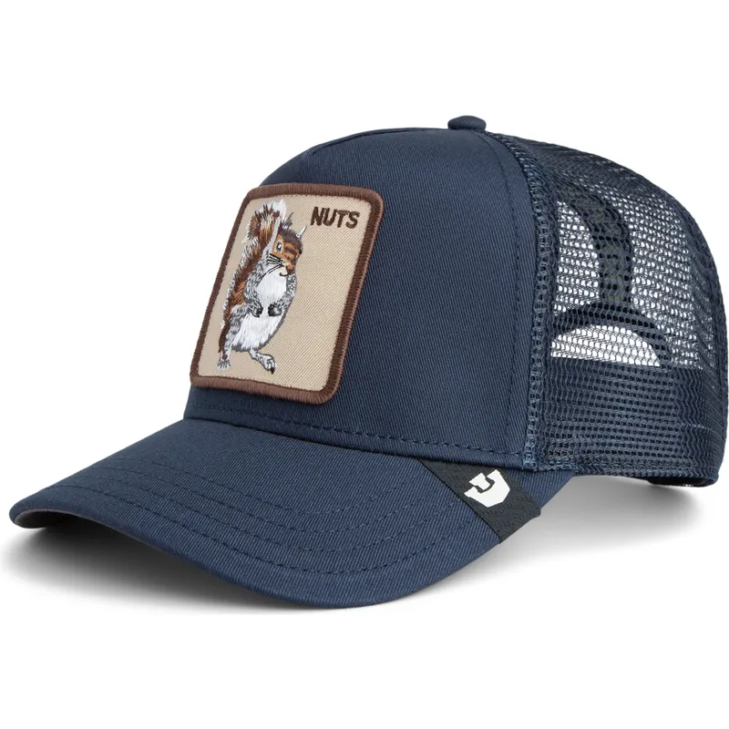 gorra-trucker-blu-navy-scoiattolo-nuts-the-farm-di-goorin-bros