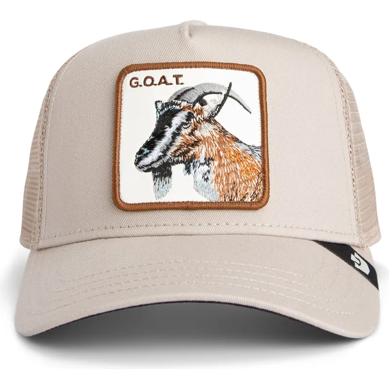 epci-curbata-bej-snapback-goat-the-farm-de-goorin-bros