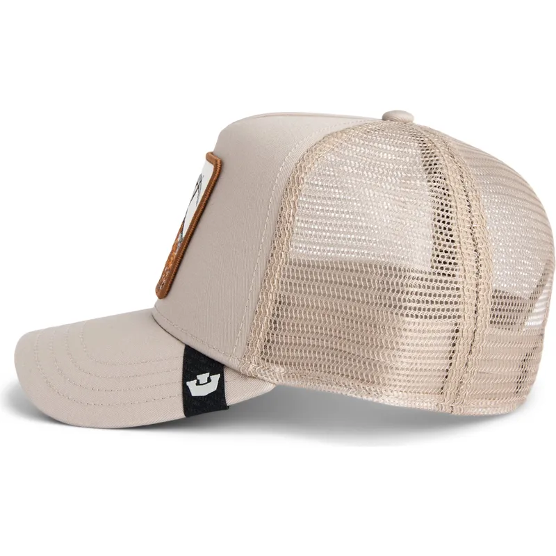 epci-curbata-bej-snapback-goat-the-farm-de-goorin-bros