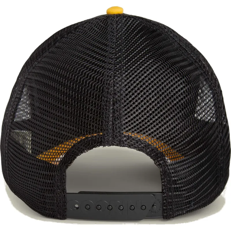 cappello-trucker-nero-e-giallo-per-bambino-scorpione-deadly-mini-the-farm-di-goorin-bros