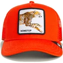 gorra-trucker-arancione-per-bambino-ghepardo-the-nonstop-mini-the-farm-di-goorin-bros