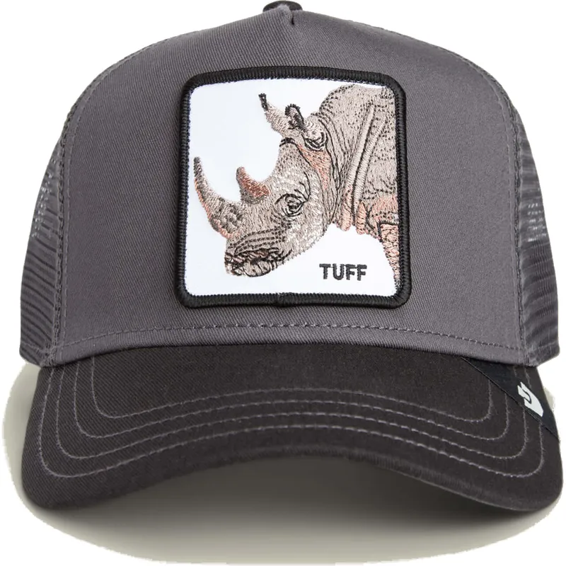 gorra-trucker-grigia-per-bambino-rinoceronte-the-tuff-mini-the-farm-di-goorin-bros