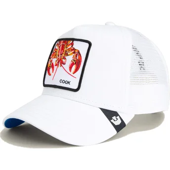 Șepci curbată alb snapback pentru copii Lemme Cook Mini The Farm de Goorin Bros.