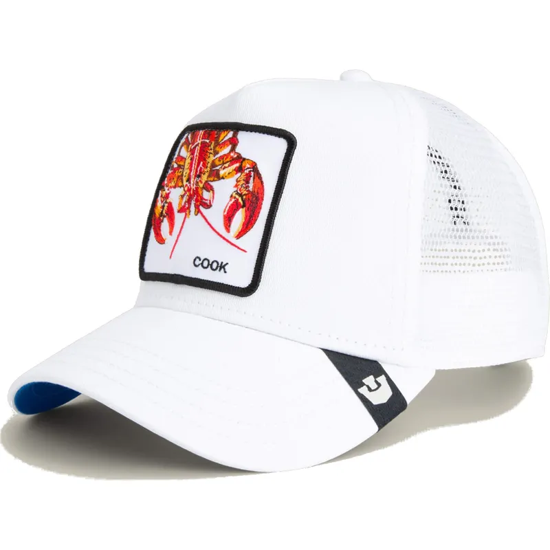 weisse-trucker-kappe-fur-kinder-languste-lemme-cook-mini-the-farm-von-goorin-bros