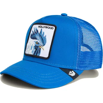 Cappellino trucker blu per bambino gallo Hollywood Mini The Farm di Goorin Bros.