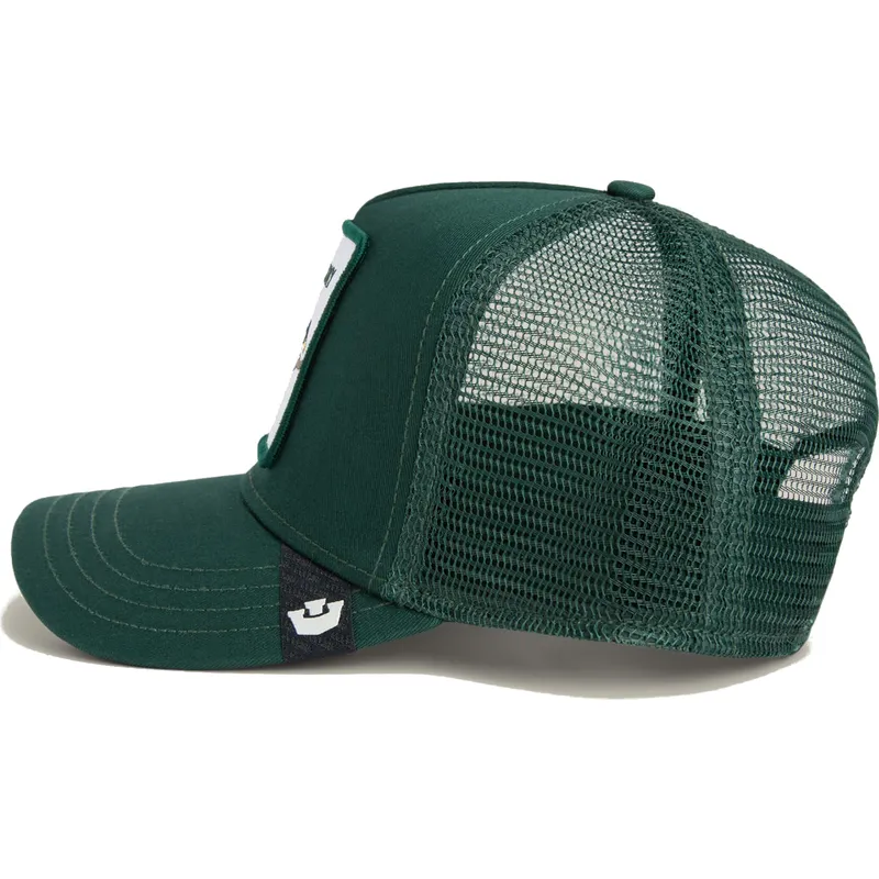cappello-trucker-verde-per-bambino-anatra-the-lucky-mini-the-farm-di-goorin-bros
