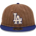 regulowana-czapka-z-daszkiem-9fifty-retro-crown-wool-pinstripe-los-angeles-dodgers-mlb-od-new-era-w-kolorze-brazowym-i-niebieski