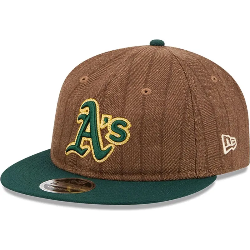 einstellbare-braun-grune-9fifty-retro-crown-wollnadelstreifen-kappe-der-oakland-athletics-mlb-von-new-era