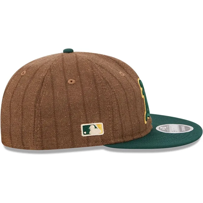 einstellbare-braun-grune-9fifty-retro-crown-wollnadelstreifen-kappe-der-oakland-athletics-mlb-von-new-era