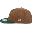 czapka-z-daszkiem-brazowo-zielona-regulowana-9fifty-retro-crown-wool-pinstripe-oakland-athletics-mlb-od-new-era