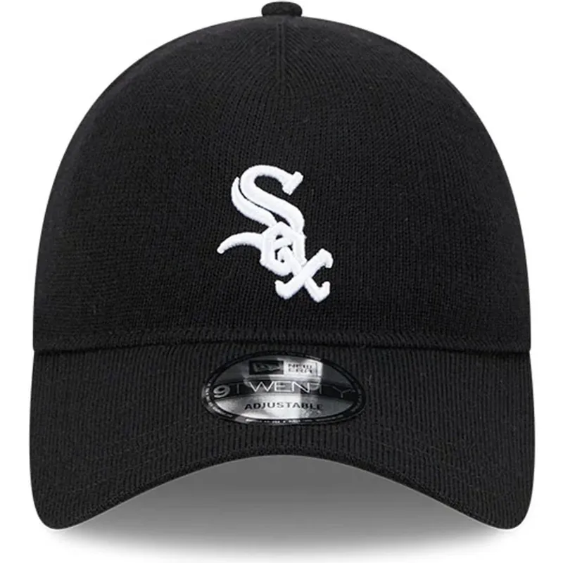 cappellino-curvo-nero-regolabile-9twenty-in-lana-merino-dei-chicago-white-sox-mlb-di-new-era