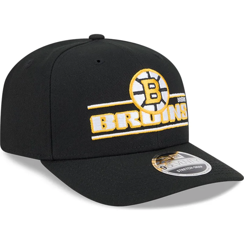 schwarze-snapback-kappe-mit-gebogenem-schirm-9seventy-stretch-snap-stated-der-boston-bruins-nhl-von-new-era