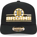 czarna-czapka-z-zakrzywionym-daszkiem-snapback-9seventy-stretch-snap-stated-boston-bruins-nhl-od-new-era