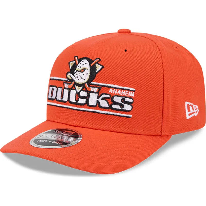 epci-curbata-portocaliu-snapback-9seventy-stretch-snap-stated-de-anaheim-ducks-nhl-de-new-era
