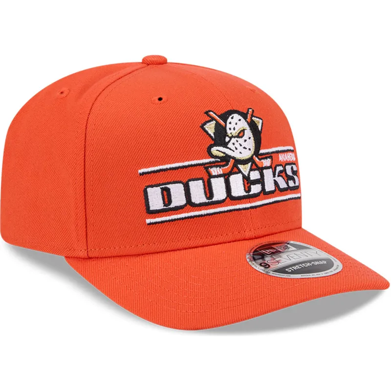 epci-curbata-portocaliu-snapback-9seventy-stretch-snap-stated-de-anaheim-ducks-nhl-de-new-era