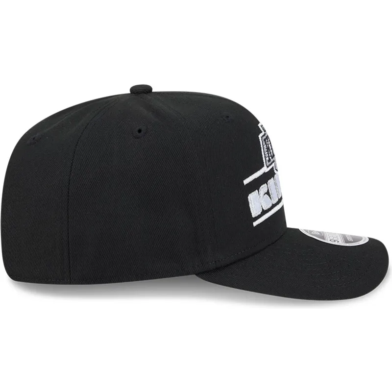 schwarze-gebogene-snapback-kappe-9seventy-stretch-snap-stated-der-los-angeles-kings-nhl-von-new-era
