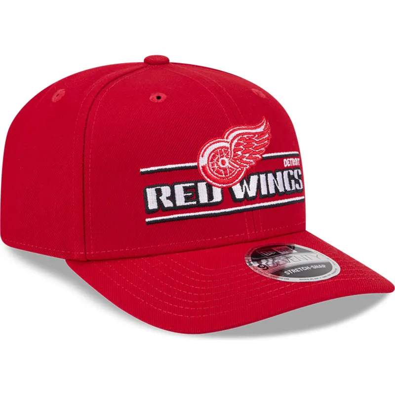 epci-curbata-rou-snapback-9seventy-stretch-snap-stated-de-detroit-red-wings-nhl-de-new-era