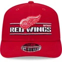 czerwona-czapka-z-daszkiem-snapback-9seventy-stretch-snap-stated-detroit-red-wings-nhl-od-new-era