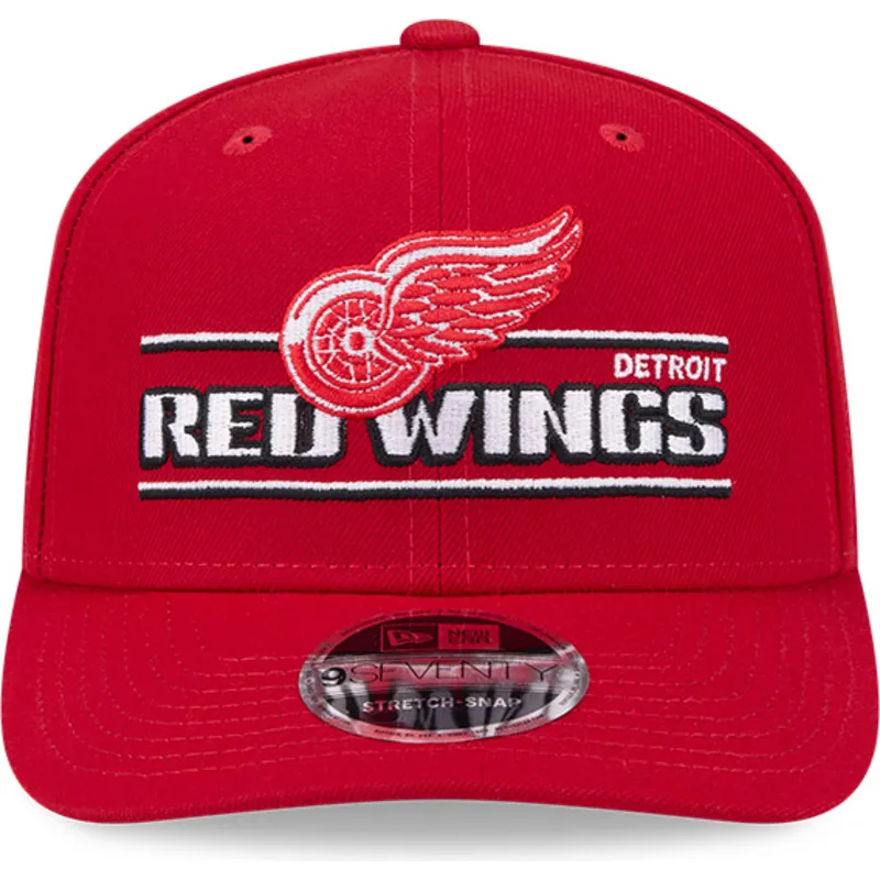 epci-curbata-rou-snapback-9seventy-stretch-snap-stated-de-detroit-red-wings-nhl-de-new-era