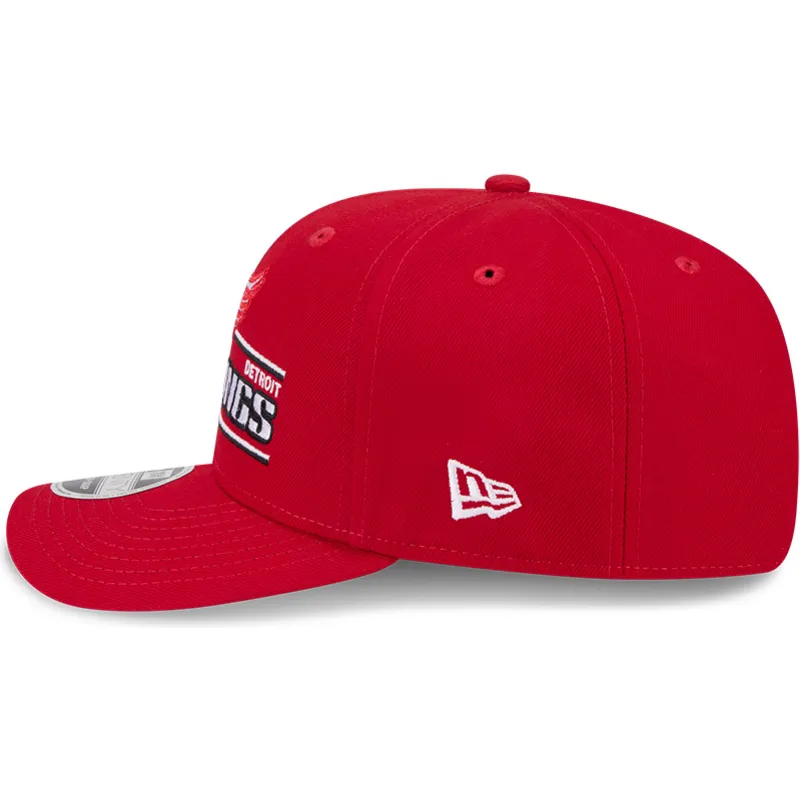 czerwona-czapka-z-zakrzywionym-daszkiem-snapback-9seventy-stretch-snap-stated-detroit-red-wings-nhl-new-era