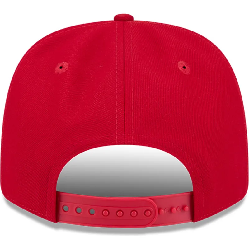9seventy-stretch-snap-stated-snapback-kappe-mit-gebogenem-schirm-in-rot-der-detroit-red-wings-nhl-von-new-era