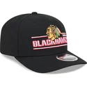 epci-curbata-negru-snapback-9seventy-stretch-snap-stated-de-chicago-blackhawks-nhl-de-new-era