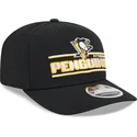 czarna-zakrzywiona-czapka-snapback-9seventy-stretch-snap-stated-pittsburgh-penguins-nhl-od-new-era