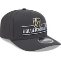 casquette-courbee-grise-snapback-9seventy-stretch-snap-stated-vegas-golden-knights-nhl-new-era