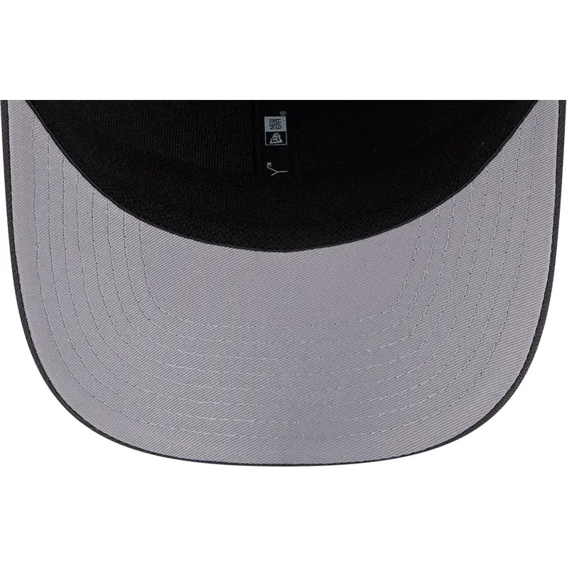 graue-curved-snapback-kappe-9seventy-stretch-snap-stated-der-vegas-golden-knights-nhl-von-new-era