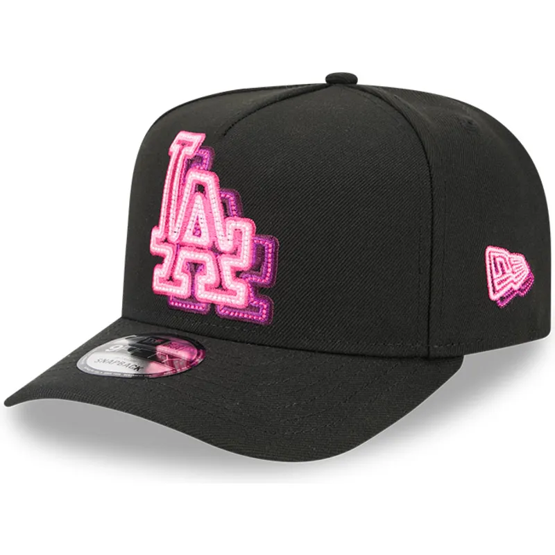 epci-curbata-negru-snapback-9fifty-a-frame-neon-de-los-angeles-dodgers-mlb-de-new-era