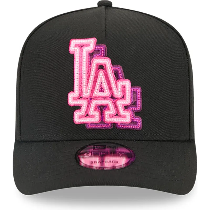 epci-curbata-negru-snapback-9fifty-a-frame-neon-de-los-angeles-dodgers-mlb-de-new-era